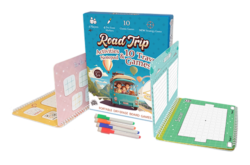 Kids playing travel games